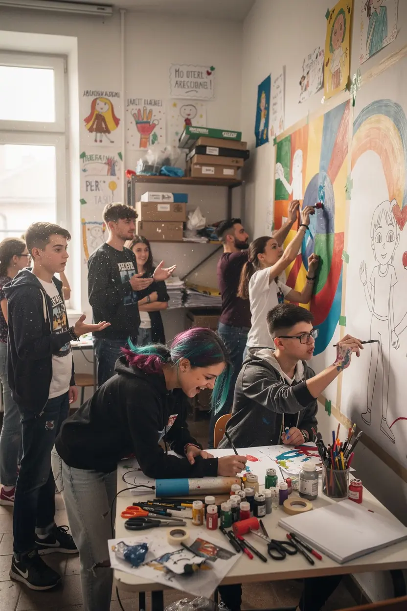 Modern office environment